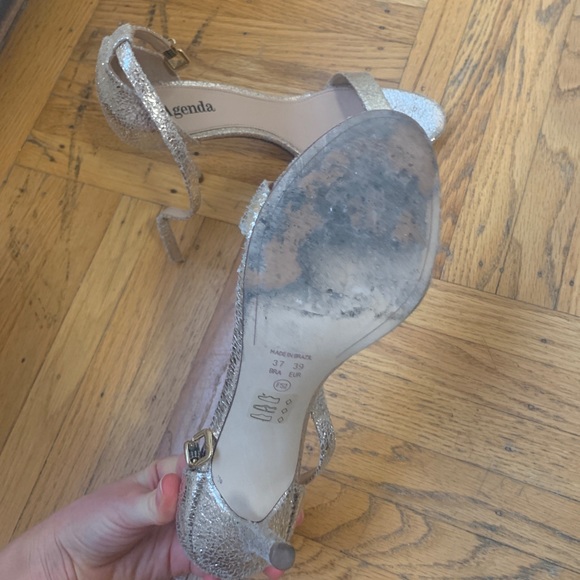 Gold Agenda Heels - Picture 3 of 3